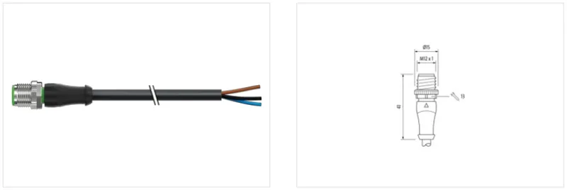 Cáp 1m có đầu nối M12 male 7000-12001-6330100 - detail1