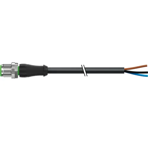 Cáp 1m có đầu nối M12 male 7000-12001-6330100 - header