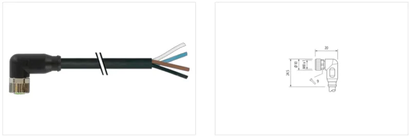 Cáp 5m có đầu nối M8 female 7000-08101-6310500 - detail1