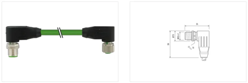 Cáp shield có 2 đầu nối M12 7000-46061-8020100 - detail1