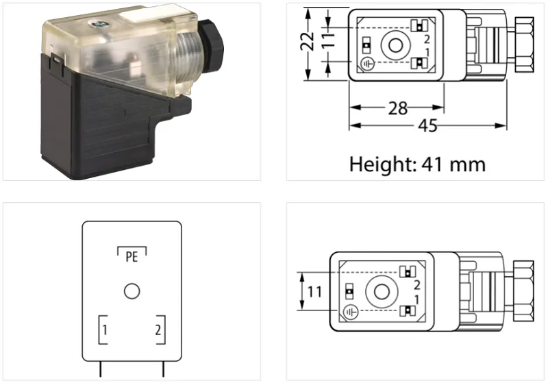 Đầu nối van điện từ Murrelektronik 7000-29961-0000000 - detail1