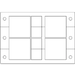 Khung tấm luồn cáp KEL 42221 - header