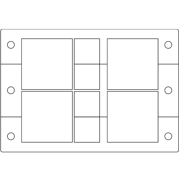 Khung tấm luồn cáp KEL 42221 - header