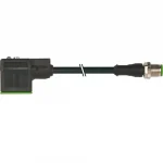 Cáp 0.3m có đầu nối M12 male 0° A-code - MSUD valve form A - header