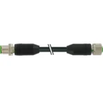 Cáp 2 đầu nối M12 male 0° / M12 female 0° A-code 12 lõi - header