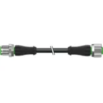 Cáp 2 đầu nối M12 male 0° - M12 female 0° A-code 3 lõi 7000-40001-6330200 - header