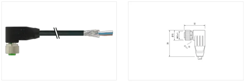 Cáp shielded có đầu nối M12 female 90° A-code 7000-13261-6411500 - detail1