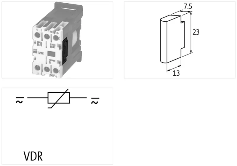 Module dập xung hồ quang contactor 26187 - detail